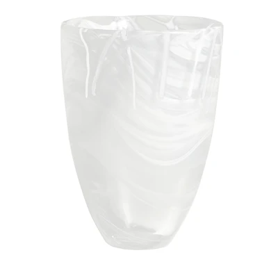 Kosta Boda Contrast Vase, White