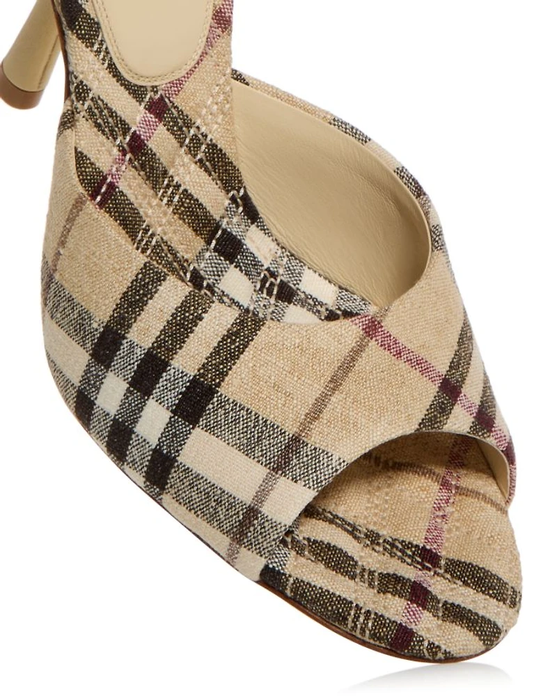 Women's Check Mews Sandals