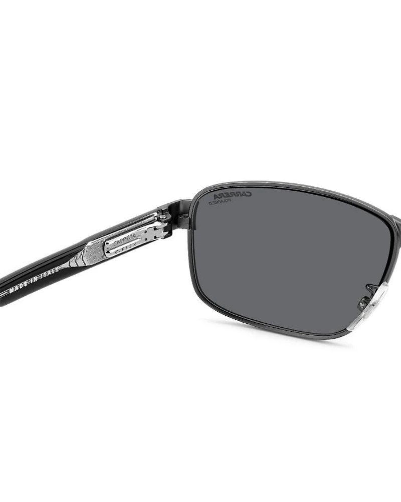 C Flex Rectangle Sunglasses, 56mm