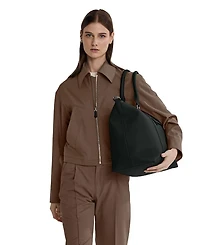 Large Leather Weekender Bag