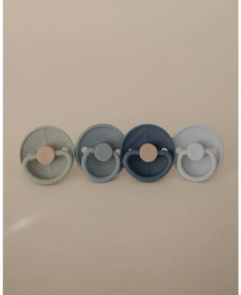 FRIGG 4-Pack Skyline Serenity Rubber Pacifiers