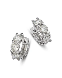 Bloomingdale's Fine Collection Certified Lab Grown Diamond Huggie Hoop Earrings