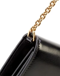 Iconic Leather Flap Wallet On Chain