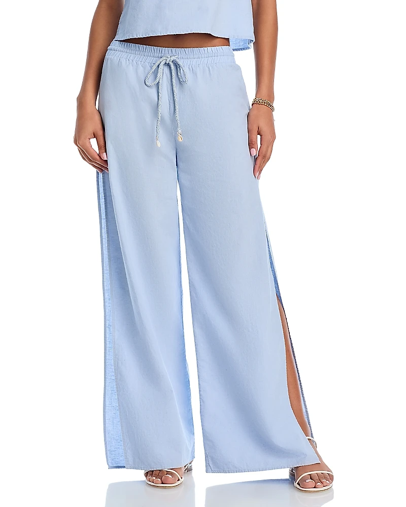 Aqua Wide Leg Pants Cover Up - Exclusive