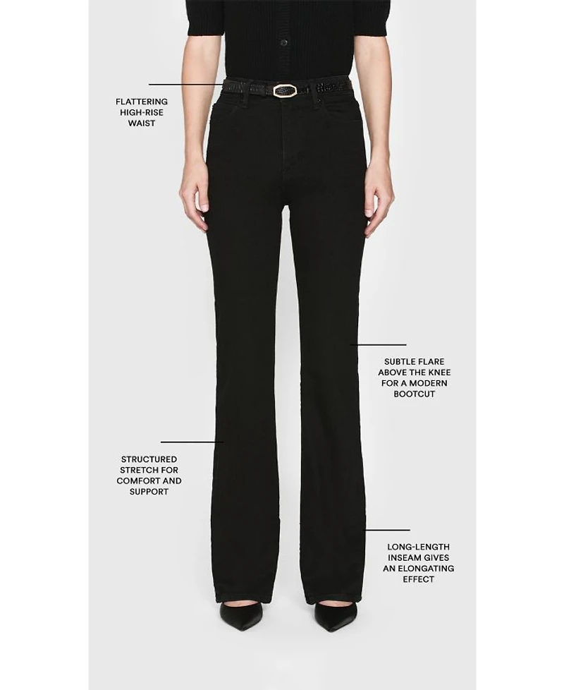 The Arrow High Rise Straight Leg Jeans Smokescreen