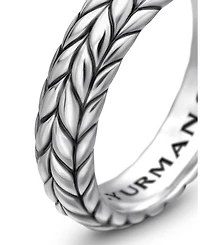 Men's Sterling Silver Chevron Ring