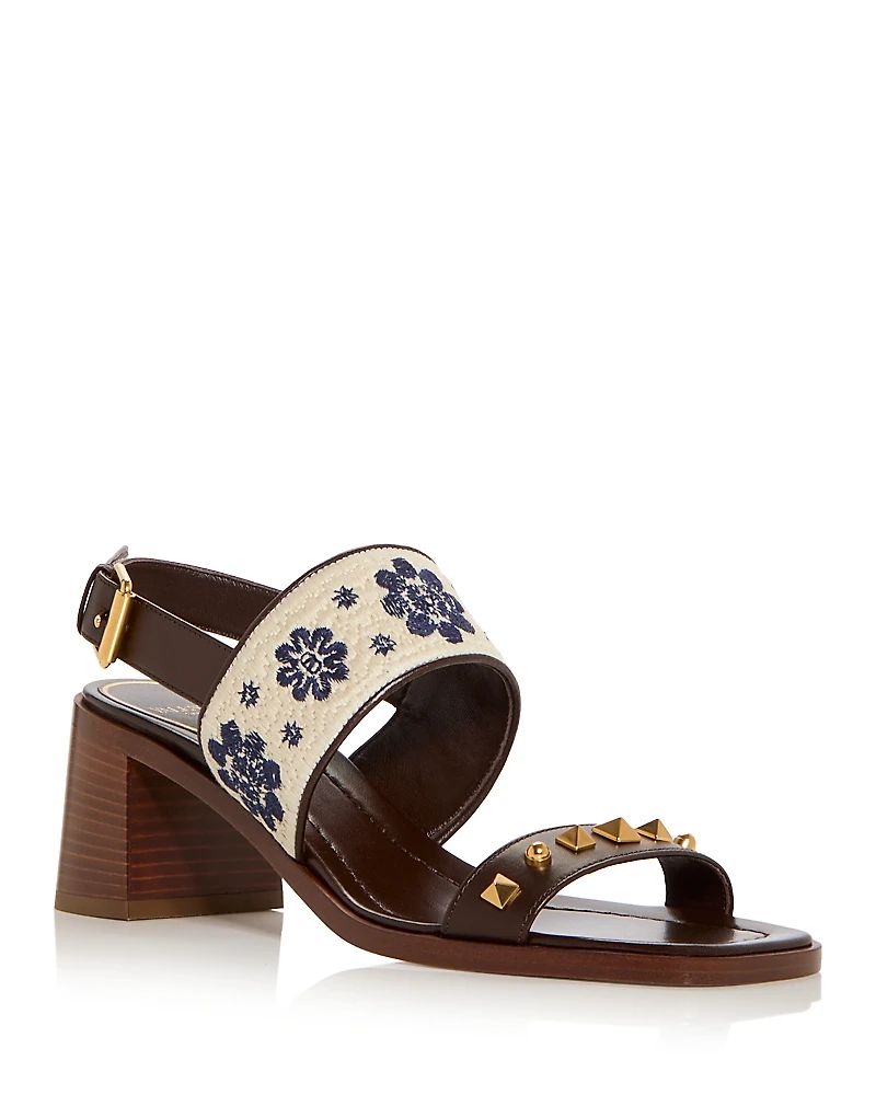 Valentino Garavani Women's Rockstud Slingback Sandals