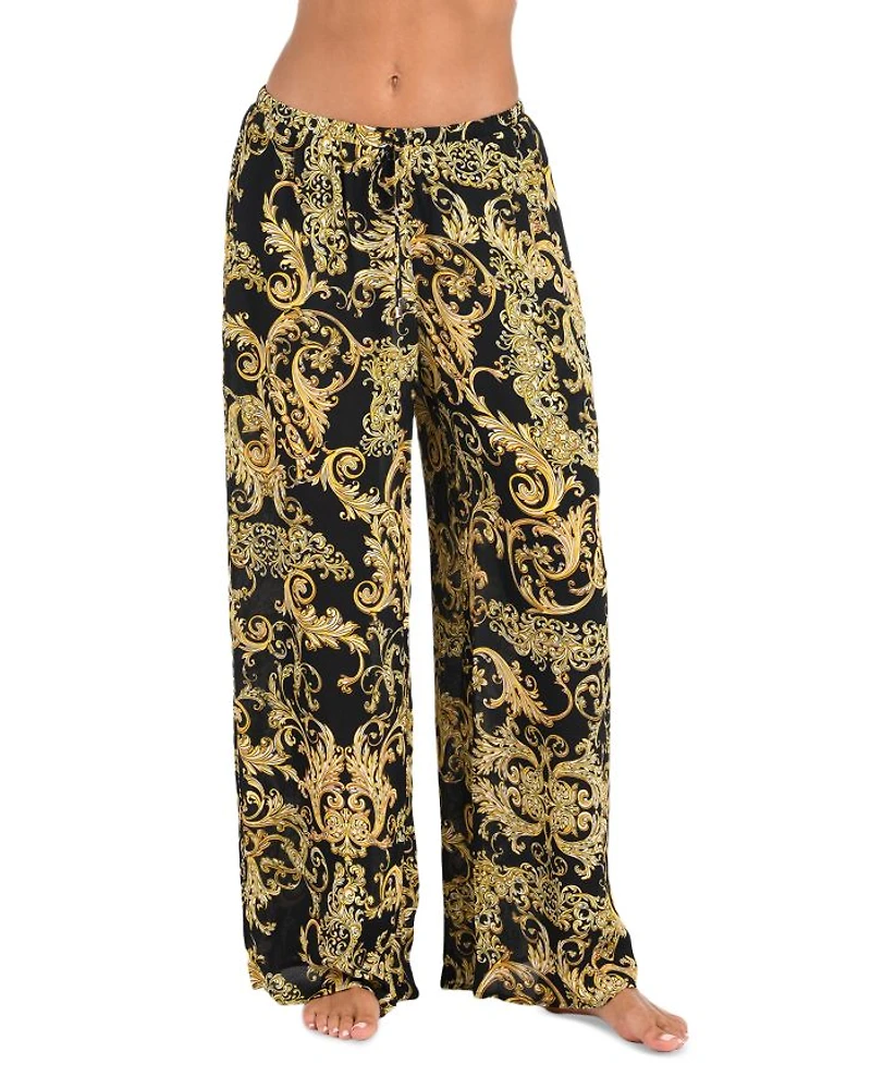 Geraldine Baroque Pant Cover Up