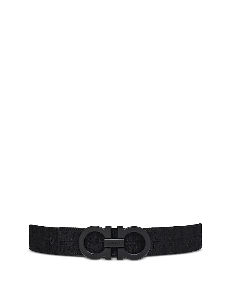 Ferragamo Men's Fixed Gancini Belt