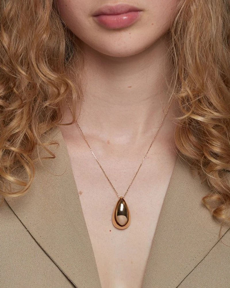 Honeydrop Chain Necklace Gold