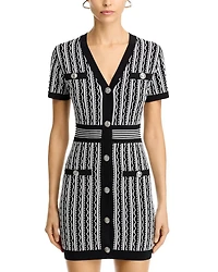 Textured Mini Dress
