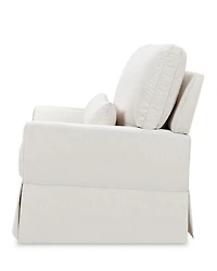 Crawford Pillowback Chair and a Half Comfort Swivel Glider