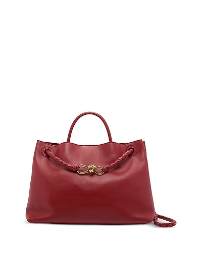 Bottega Veneta Andiamo Leather Top Handle Bag