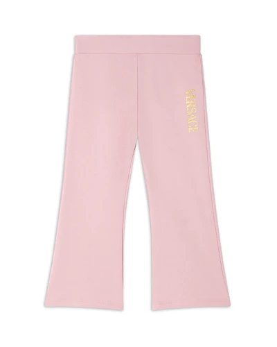 Versace Girls' Felpa Laminated Logo Graphic Sweatpants - Baby, Little Kid
