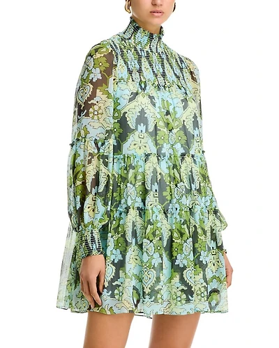 Damask Rika Paisley Smocked Tent Dress