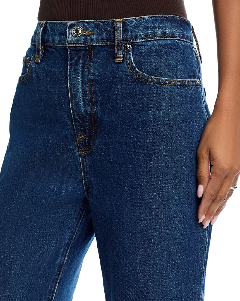 Le Jane High Rise Ankle Wide Leg Jeans Kirk