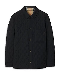 Classics Nylon & Cotton Quilted Reversible Shirt Jacket
