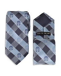 Star Wars Mando Helmet Check Tie