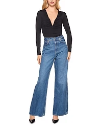 V Wire Long Sleeve Top