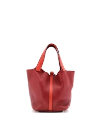 MM Bicolor Picotin Lock Bag Clemence with Swift