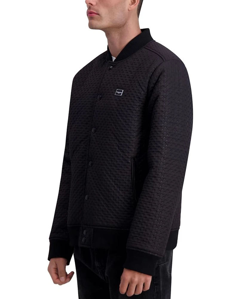 Quilted Bomber Jacket