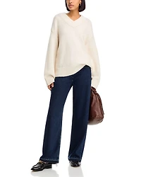 Logan High Rise Wide Leg Jeans Elenna