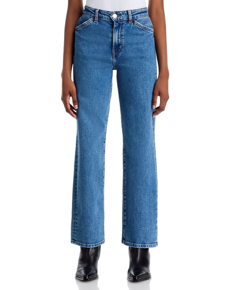 The Westley High Rise Ankle Jeans Blue Mere