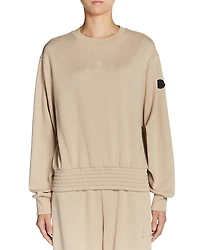 Moncler Smocked Hem Sweatshirt
