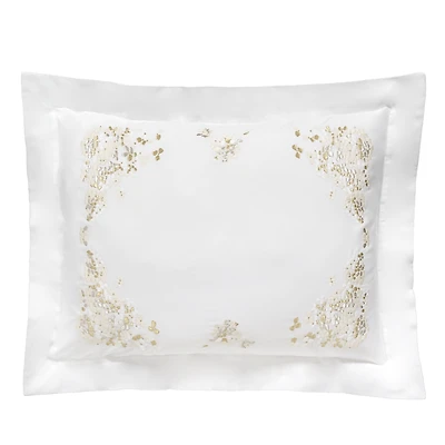Dea Palm Beach Ibla Embroidered Sateen Standard Sham