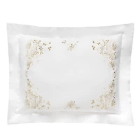 Dea Palm Beach Ibla Embroidered Sateen Standard Sham