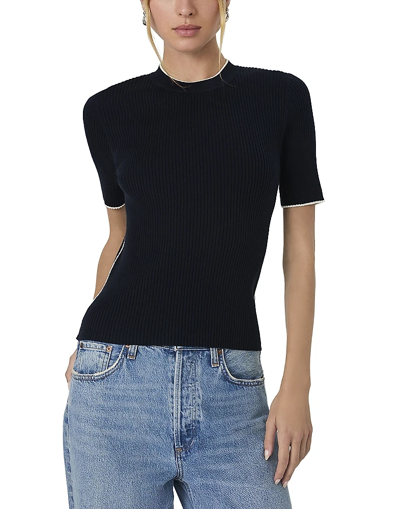 French Connection Mozza Short Sleeve Sweater