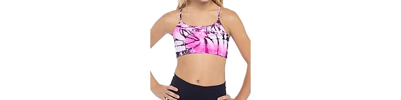 Malibu Sugar Swirl Tie Dye Bra Cami - Big Kid