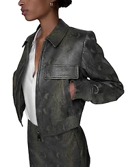 Astrid Snake Bomber Jacket