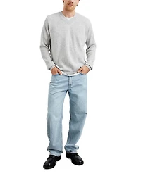 Ansel Textured V Neck Sweater