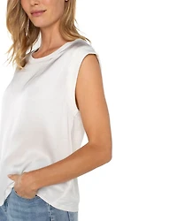 Sleeveless Woven Top