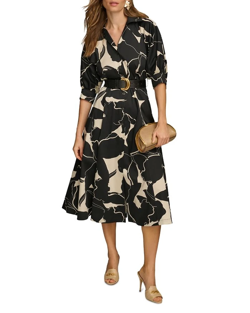 Belted Shirt Dress