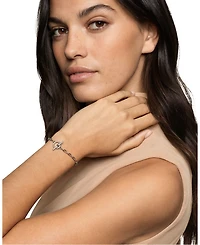DY Madison® Toggle Chain Bracelet Sterling Silver with Diamonds