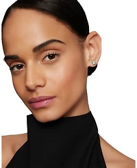 Sterling Silver Petite Chatelaine® Diamond Pavé Stud Earrings