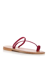 K. Jacques Women's Actium Embossed Strappy Sandals
