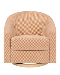 Madison Swivel Glider Velvet Checker