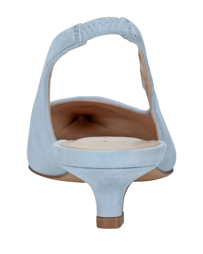 Women's Posey Pointed Toe Slip On Slingback Pumps