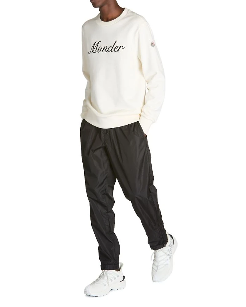 Cotton Embroidered Logo Sweatshirt