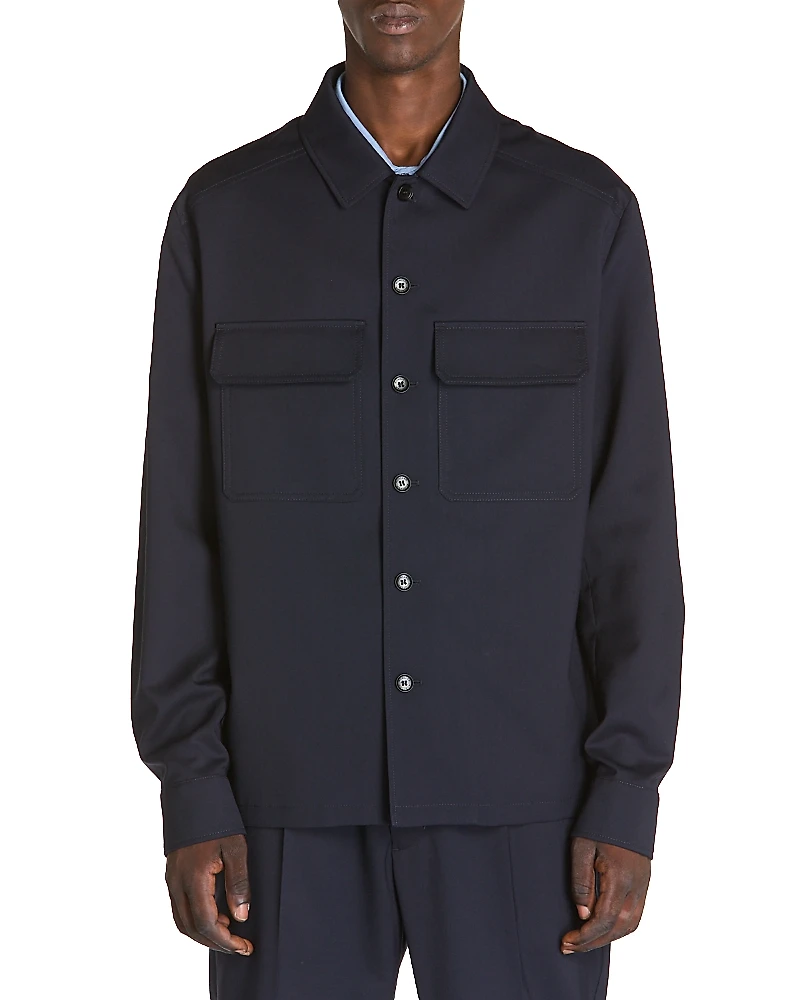 Moncler Wool Blend Shirt