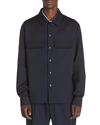 Moncler Wool Blend Shirt