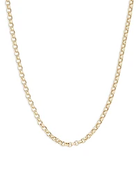 Adina Reyter 14K Yellow Gold Round Cable Link Chain Necklace, 17-18