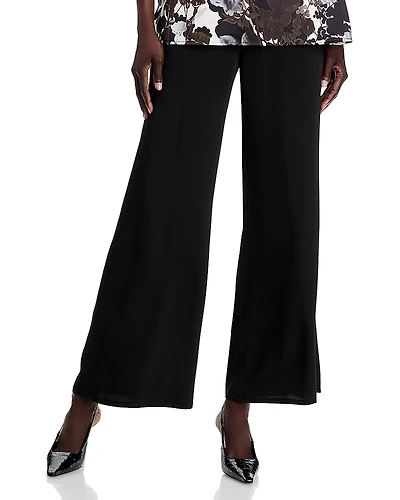 Caroline Rose Crepe Wide Leg Pants