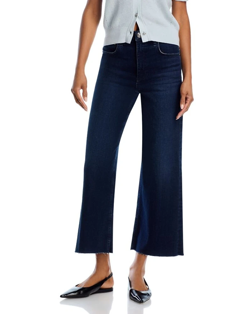 Epic Andi High Rise Cropped Wide Leg Jeans Ashland
