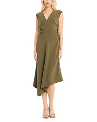 Asymmetrical Midi Dress