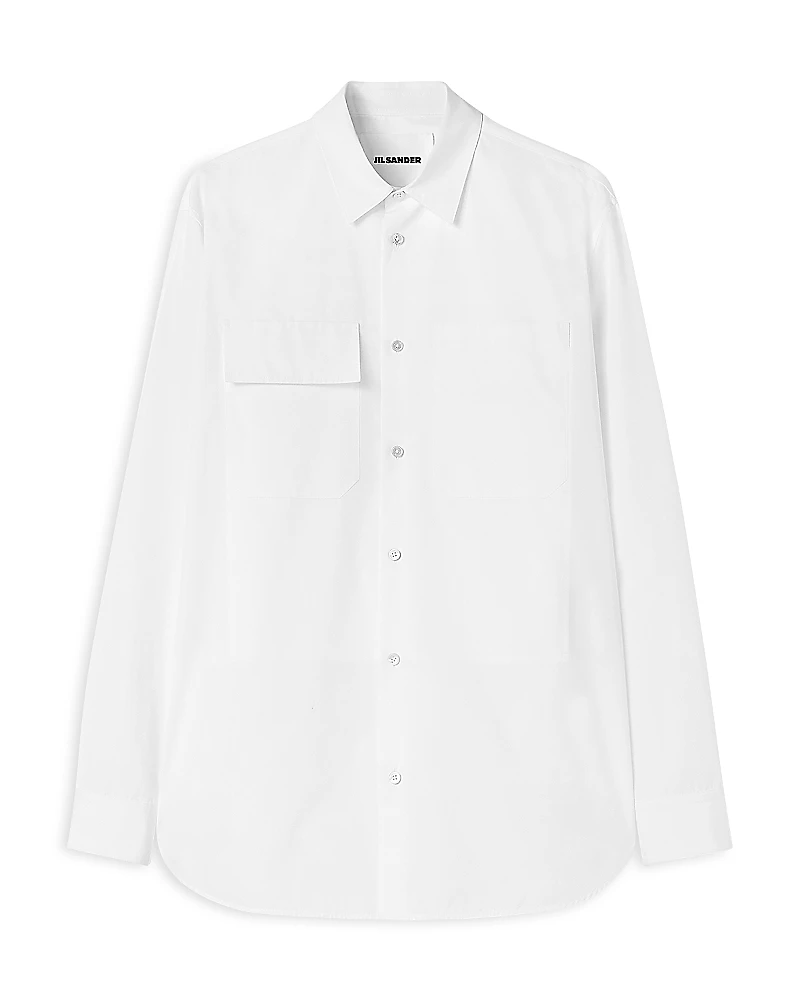 Jil Sander Long Sleeve Button Front Shirt