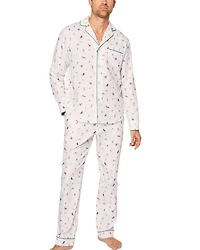 Jingle Paws Brushed Cotton Twill Printed Pajama Set